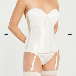 SMOOTH SATIN HOURGLASS BUSTIER
